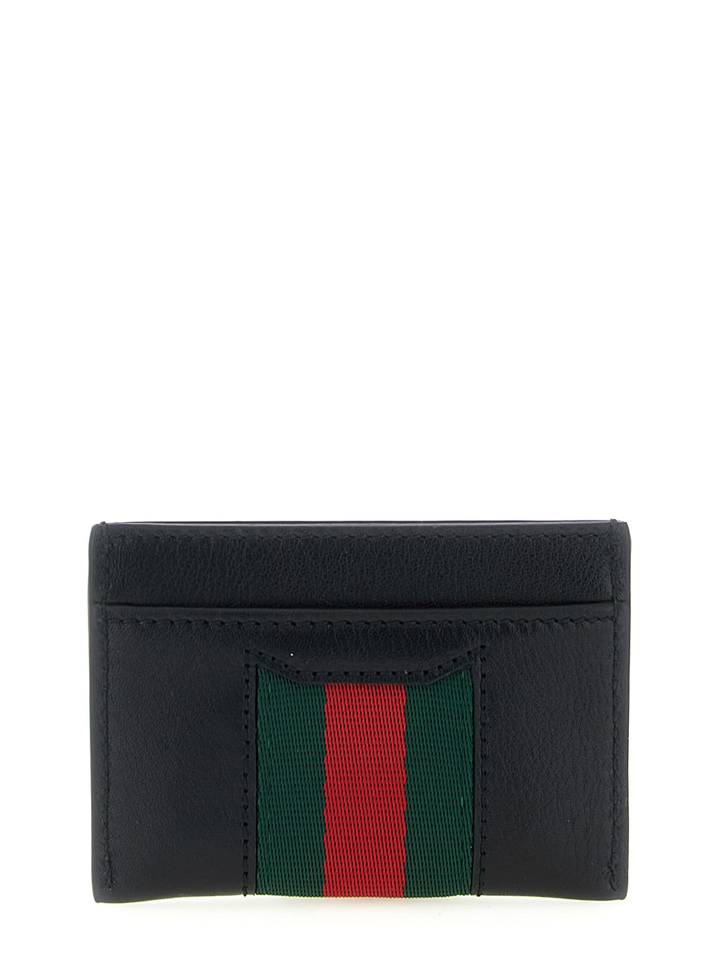 Gucci Horsebit Web Card Case Black