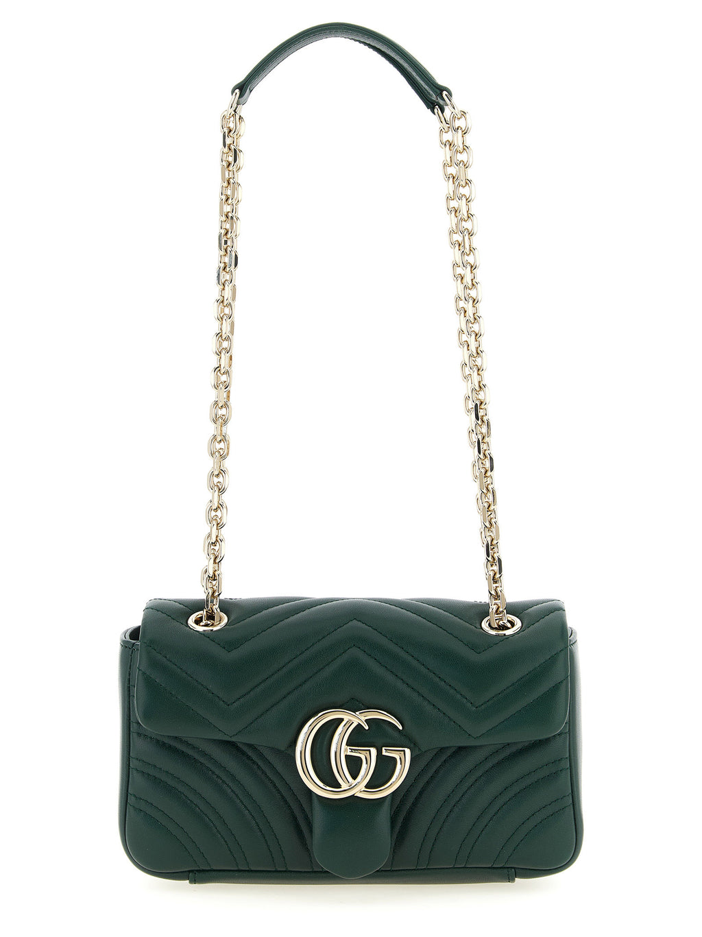 Gucci GG Marmont Small Shoulder Bag Green