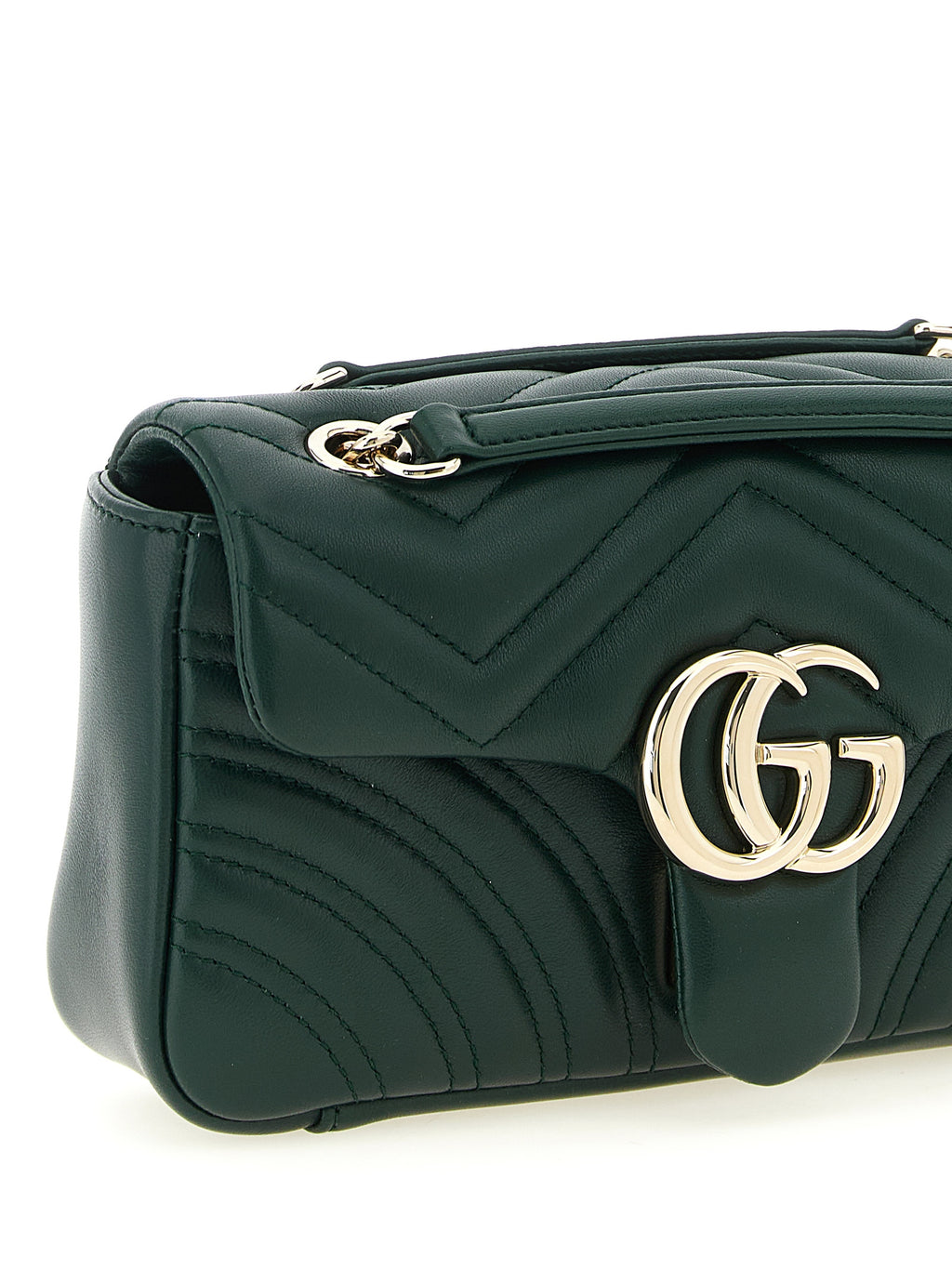 Gucci GG Marmont Small Shoulder Bag Green
