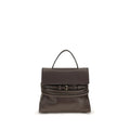 Moschino Tie Me Small Top Handle Bag brown