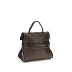 Moschino Tie Me Small Top Handle Bag brown