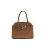 Miu Miu Aventure Brown Suede Leather Handbag