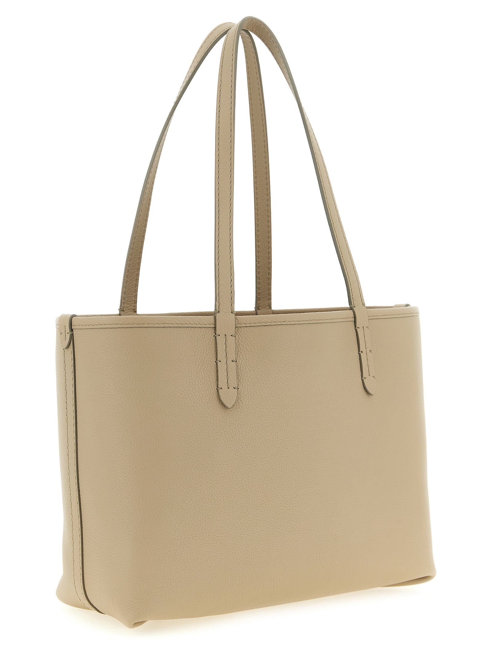 Burberry Bloomsbury Reversible Leather Tote Bag Beige