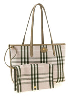 Burberry Bloomsbury Reversible Leather Tote Bag Beige