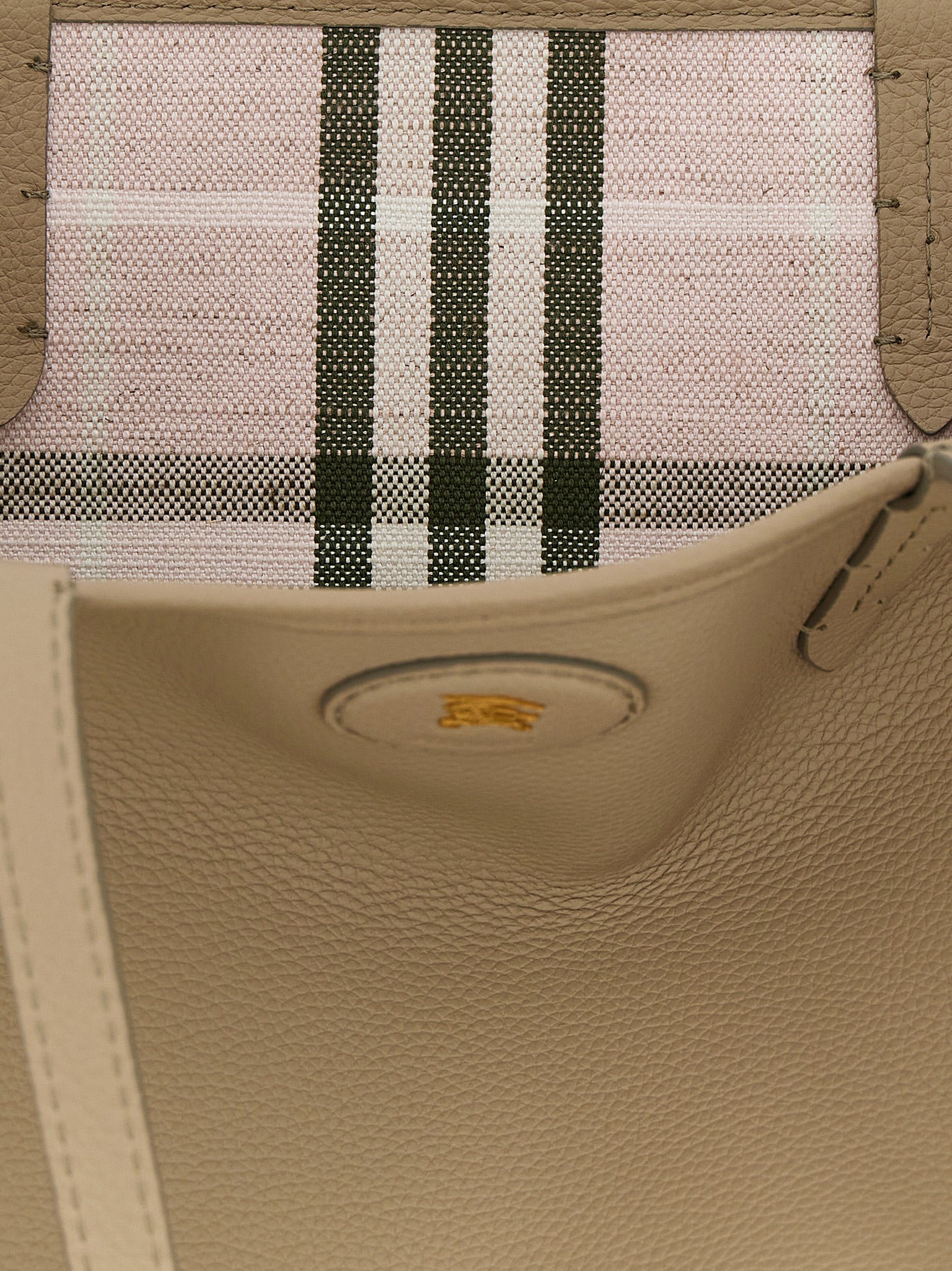 Burberry Bloomsbury Reversible Leather Tote Bag Beige