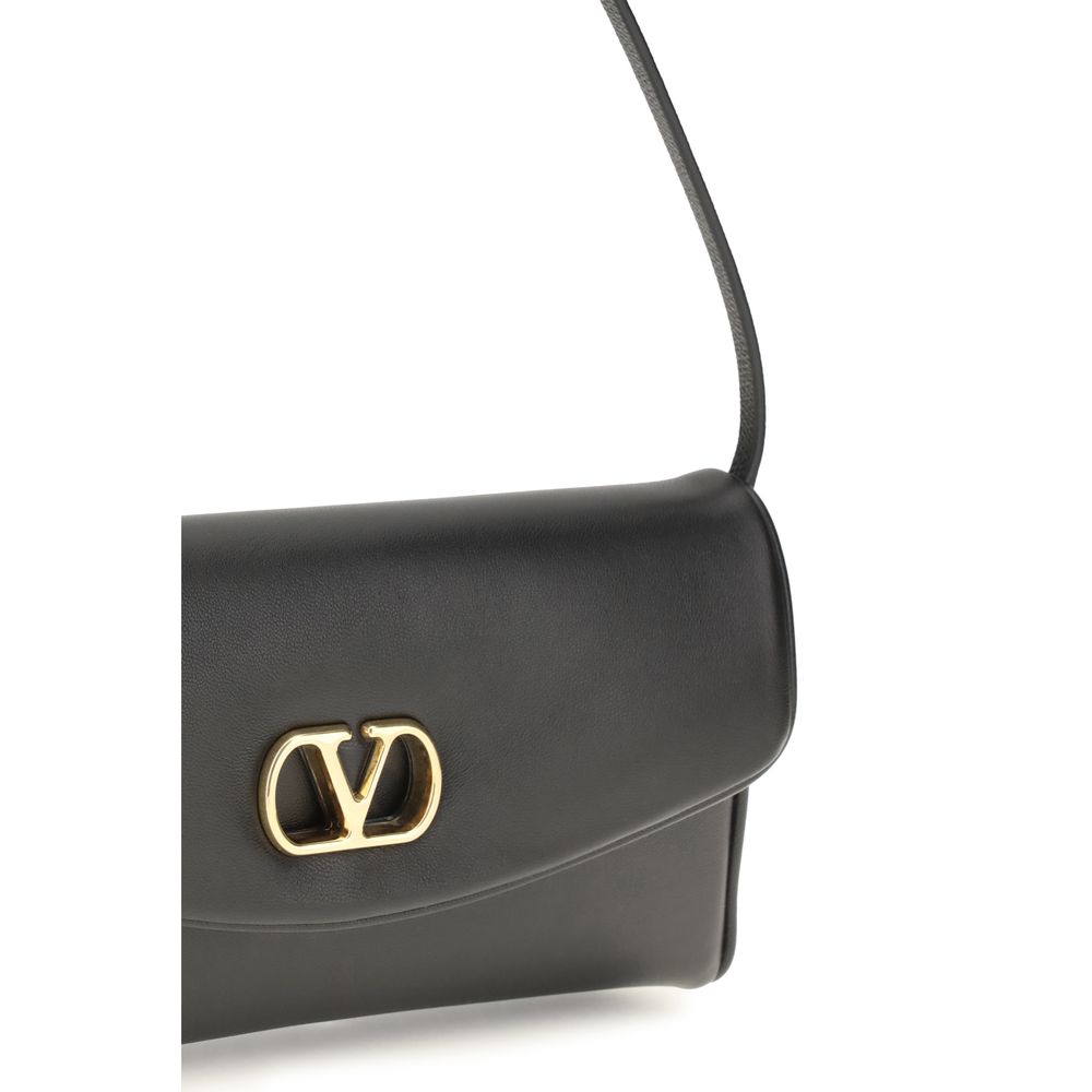 Valentino Garavani Devain Shoulder Bag Black