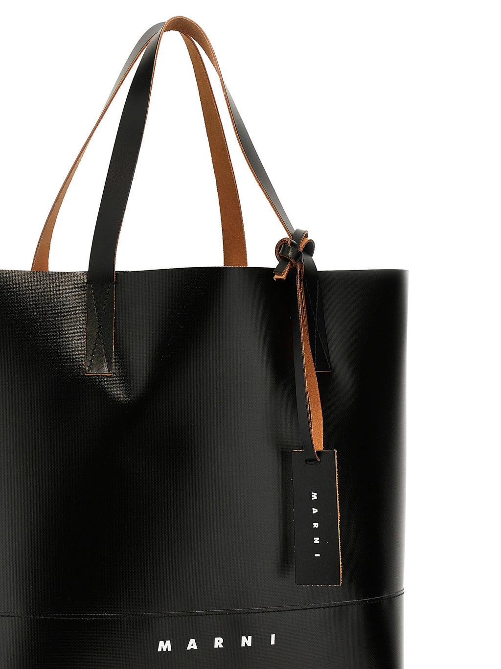 Marni Tribeca Black Shopping Tote Bag