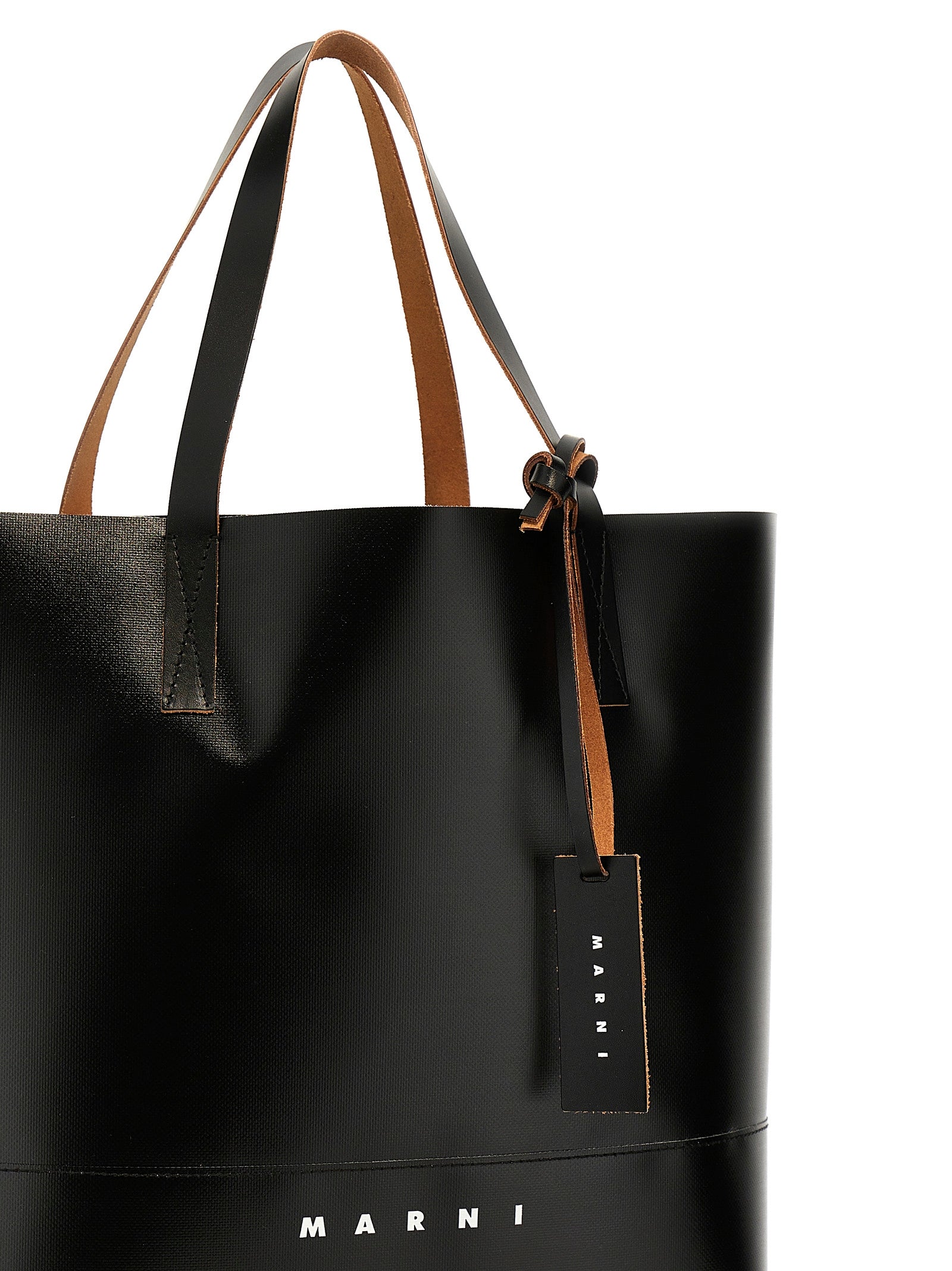 Marni Tribeca Black Shopping Tote Bag