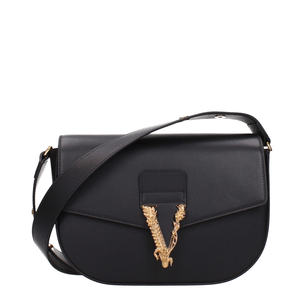 Versace Virtus Crossbody Bag Black