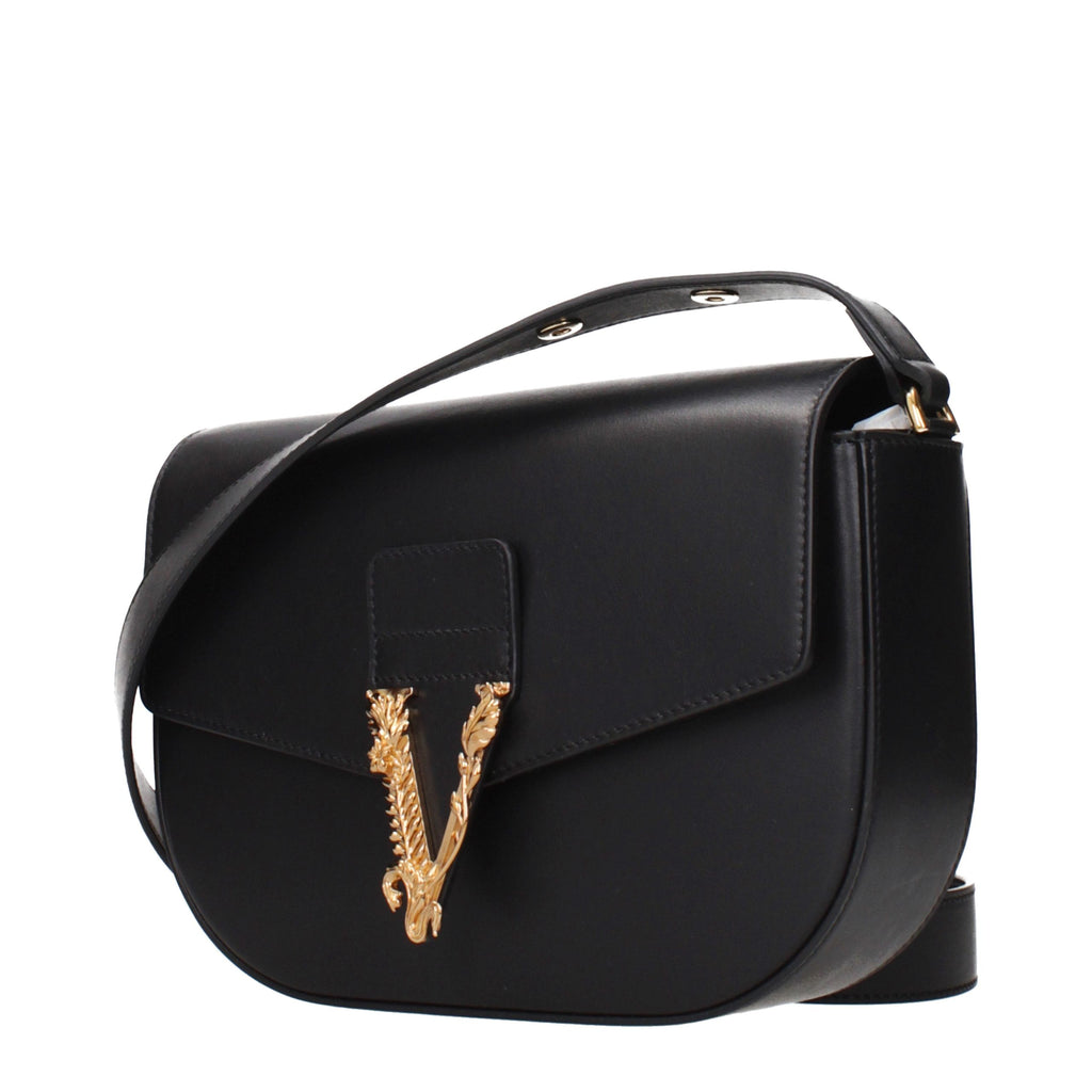 Versace Virtus Crossbody Bag Black