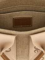 Chloé Woody Mini Linen Tote Bag Pink
