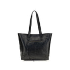 Balenciaga Le City Arena Lambskin Leather Tote Bag Black