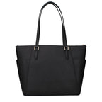 Michael Kors Jet Set Large Black Leather Tote Bag