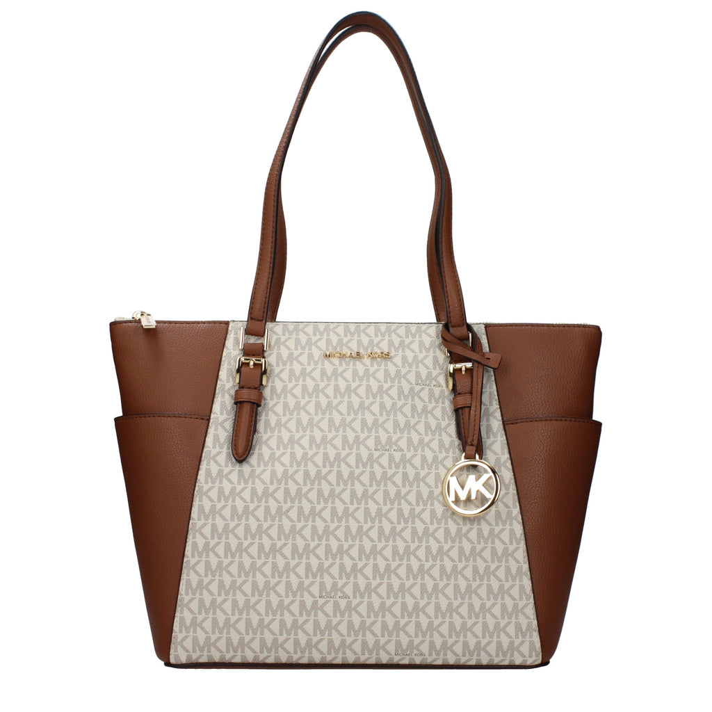 Michael Kors Sheila Large Signature Logo Tote Bag Vanilla