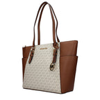 Michael Kors Sheila Large Signature Logo Tote Bag Vanilla