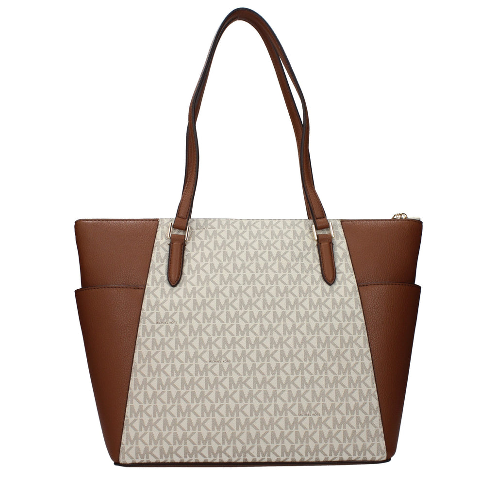 Michael Kors Sheila Large Signature Logo Tote Bag Vanilla