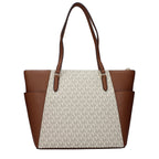 Michael Kors Sheila Large Signature Logo Tote Bag Vanilla