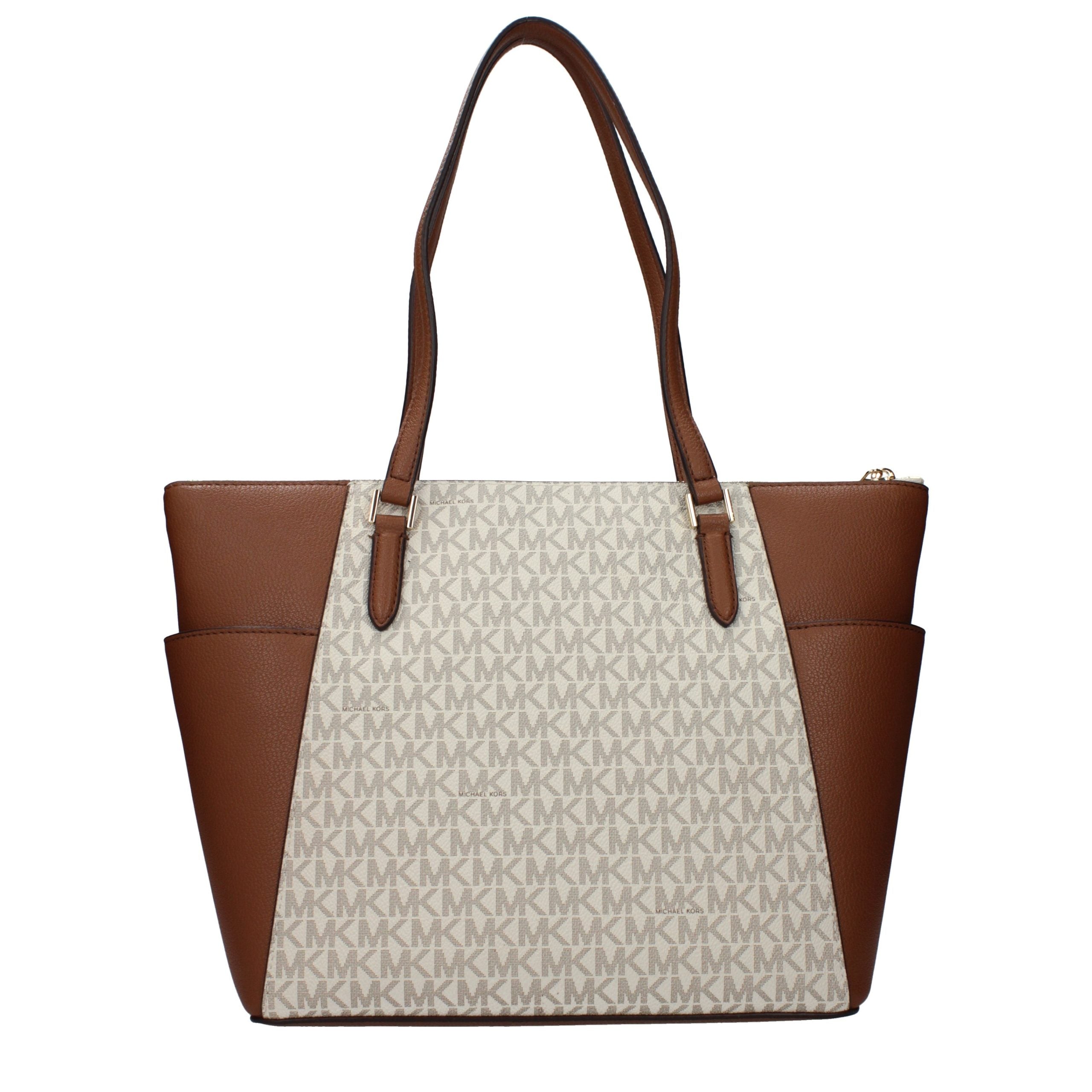 Michael Kors Sheila Large Signature Logo Tote Bag Vanilla