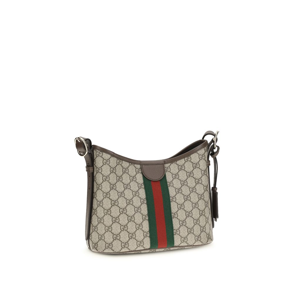 Gucci Ophidia Small GG Shoulder Bag Beige