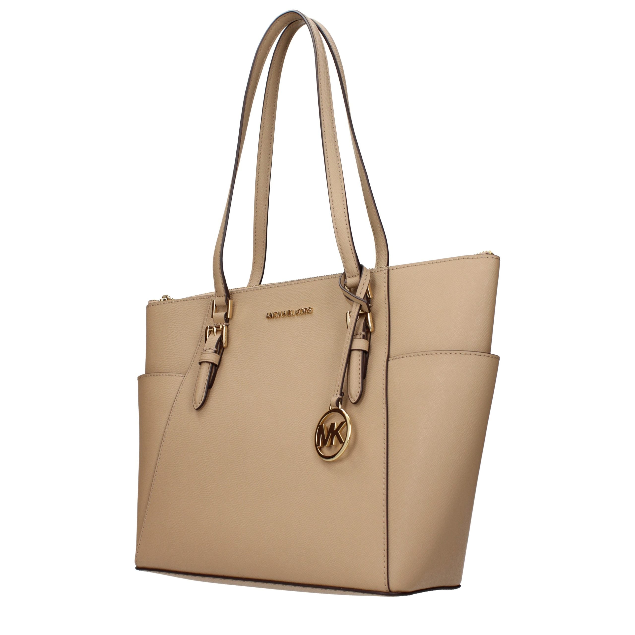Michael Kors Charlotte Large Tote Bag Camel