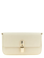Furla Iride S Ivory Leather Crossbody Bag