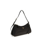 Prada Aimée Medium Shoulder Bag Black