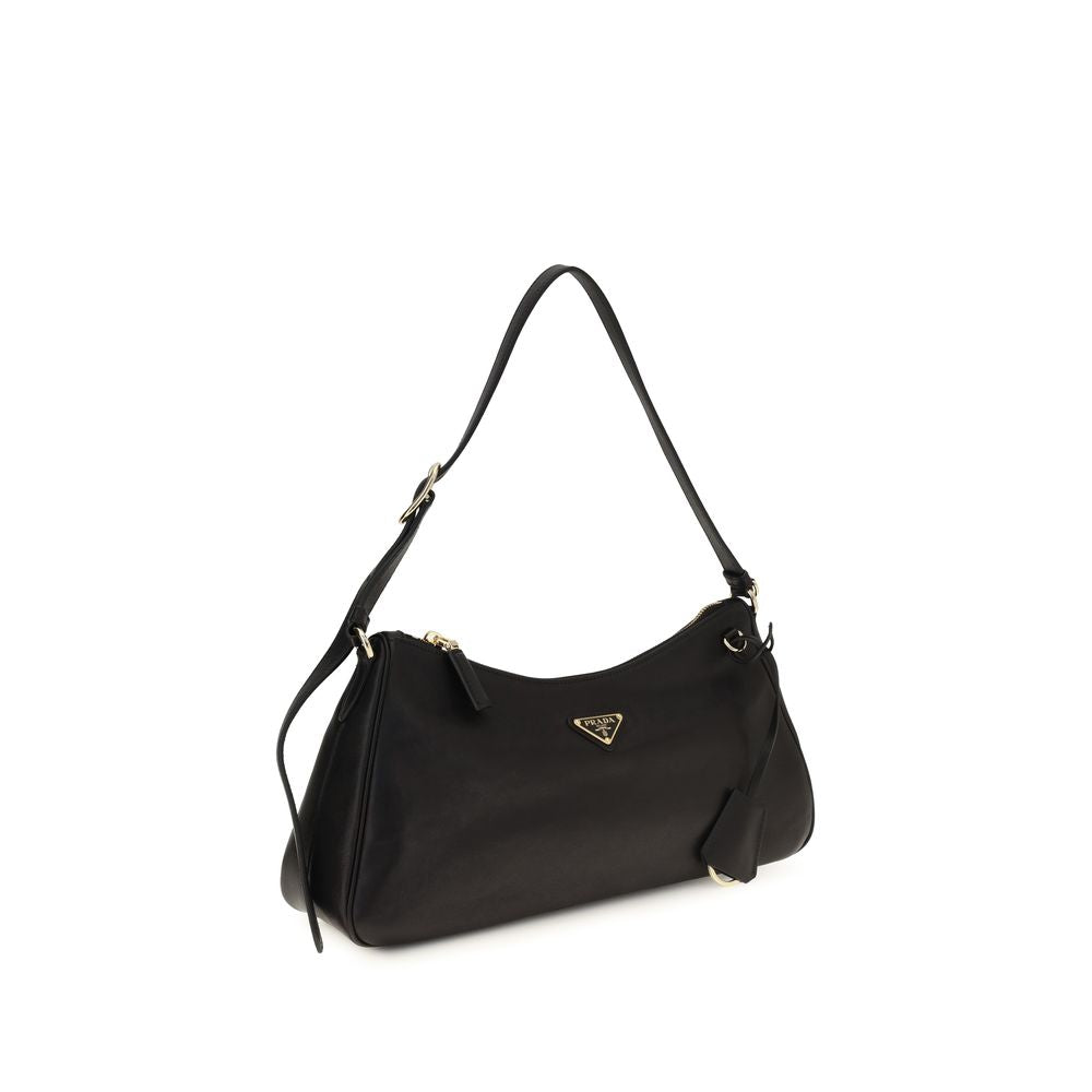 Prada Aimée Medium Shoulder Bag Black