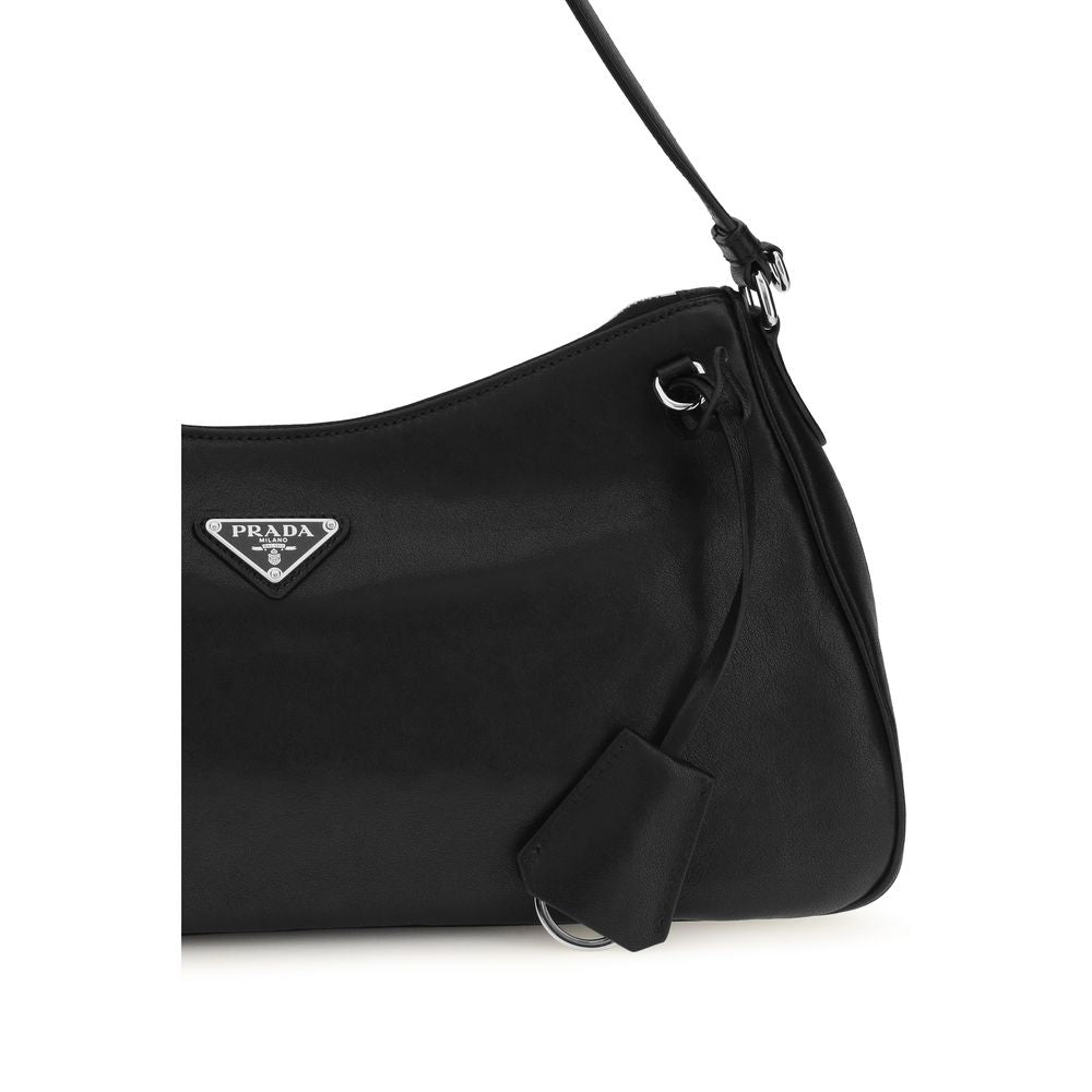 Prada Aimée Medium Shoulder Bag Black
