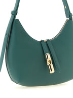 Furla Goccia S Teal Leather Shoulder Bag