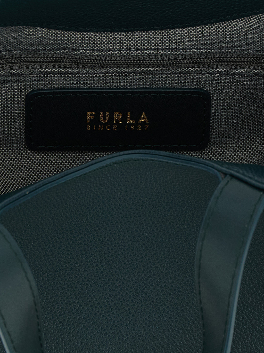 Furla Goccia S Teal Leather Tote Bag
