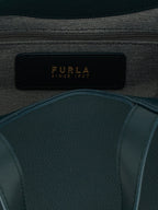 Furla Goccia S Teal Leather Tote Bag