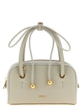 Furla Poppy Mini Urban Gray Leather Top Handle Bag