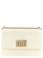Furla 1927 Mini White Leather Shoulder Bag