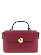 Furla Moonlight Mini Bordeaux Leather Top Handle Bag