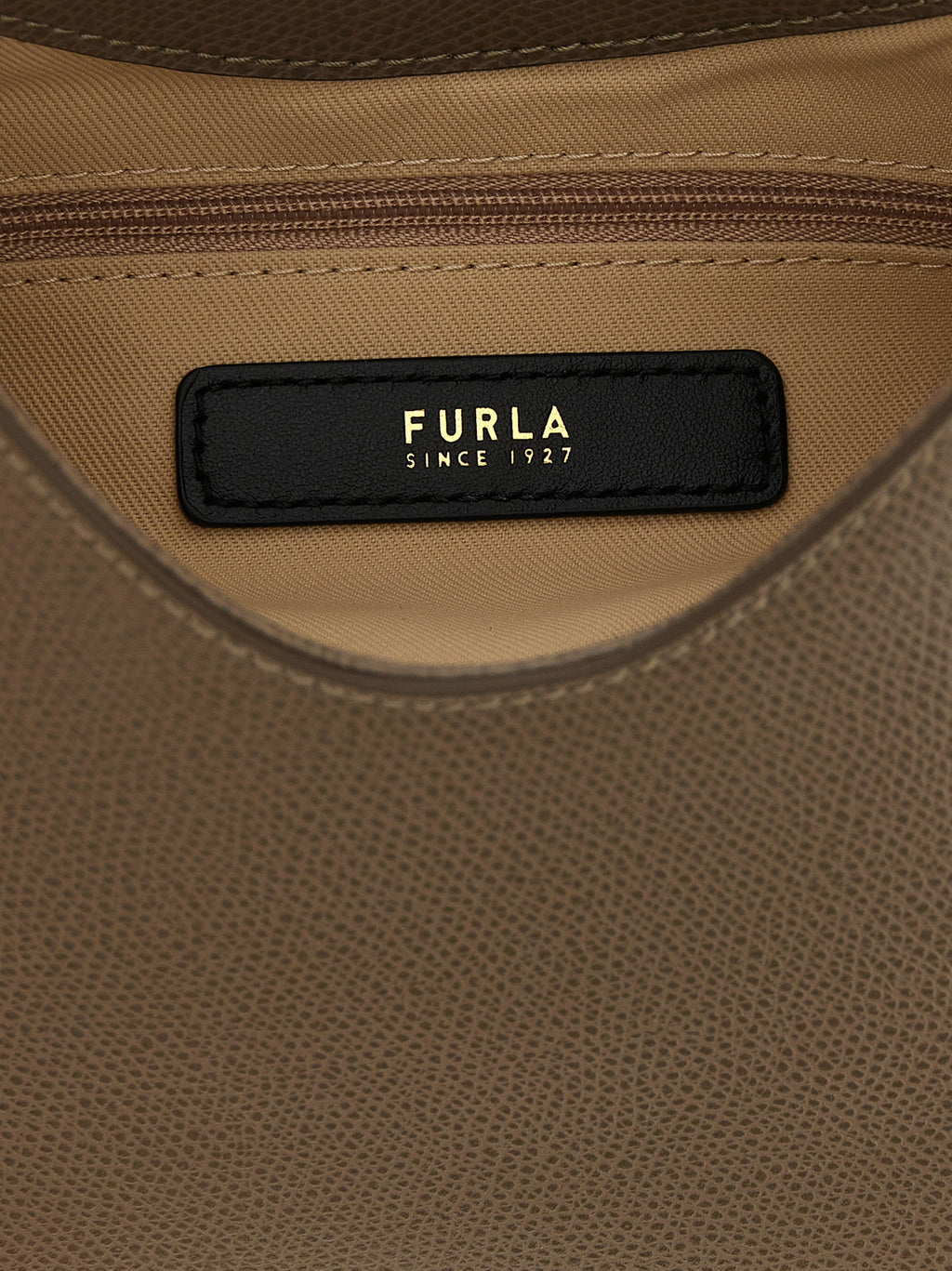 Furla Iride Mini Olive Leather Shoulder Bag