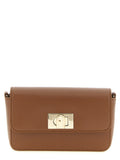 Furla 1927 Mini Cognac Leather Crossbody Bag