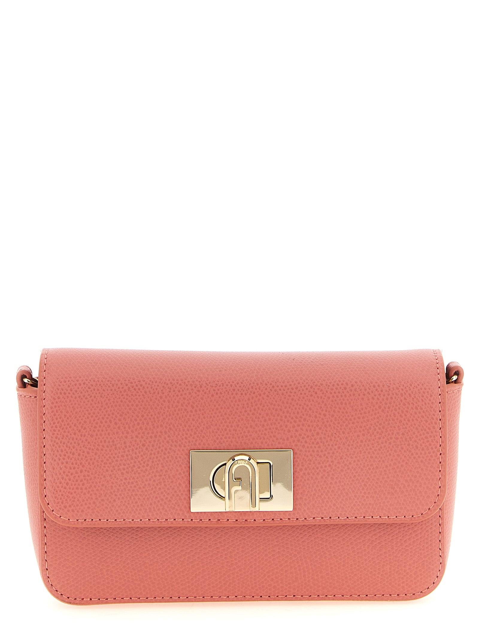 Furla 1927 Mini Pink Leather Crossbody Bag