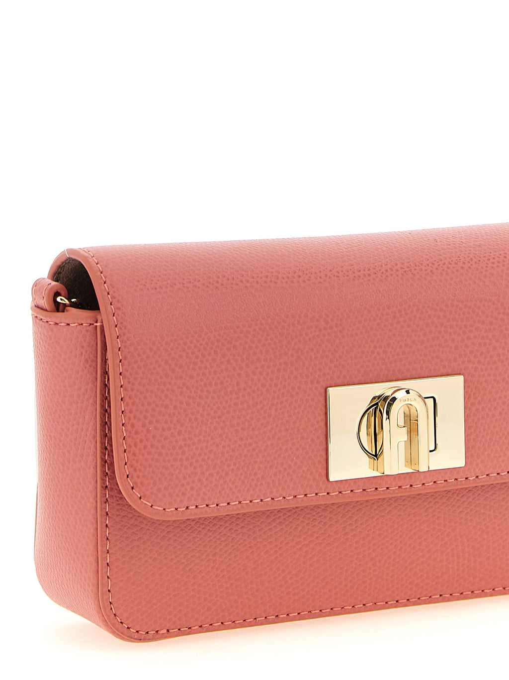Furla 1927 Mini Pink Leather Crossbody Bag