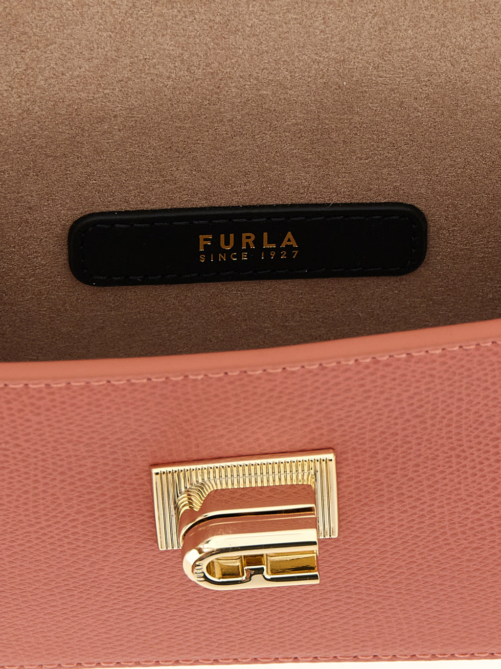 Furla 1927 Mini Pink Leather Crossbody Bag