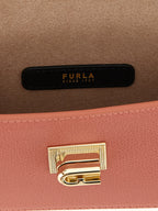 Furla 1927 Mini Pink Leather Crossbody Bag