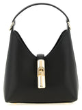 Furla Iride Mini Black Leather Shoulder Bag