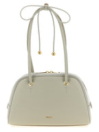 Furla Poppy M Urban Gray Leather Top Handle Bag