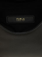 Furla Iride Mini Black Leather Shoulder Bag