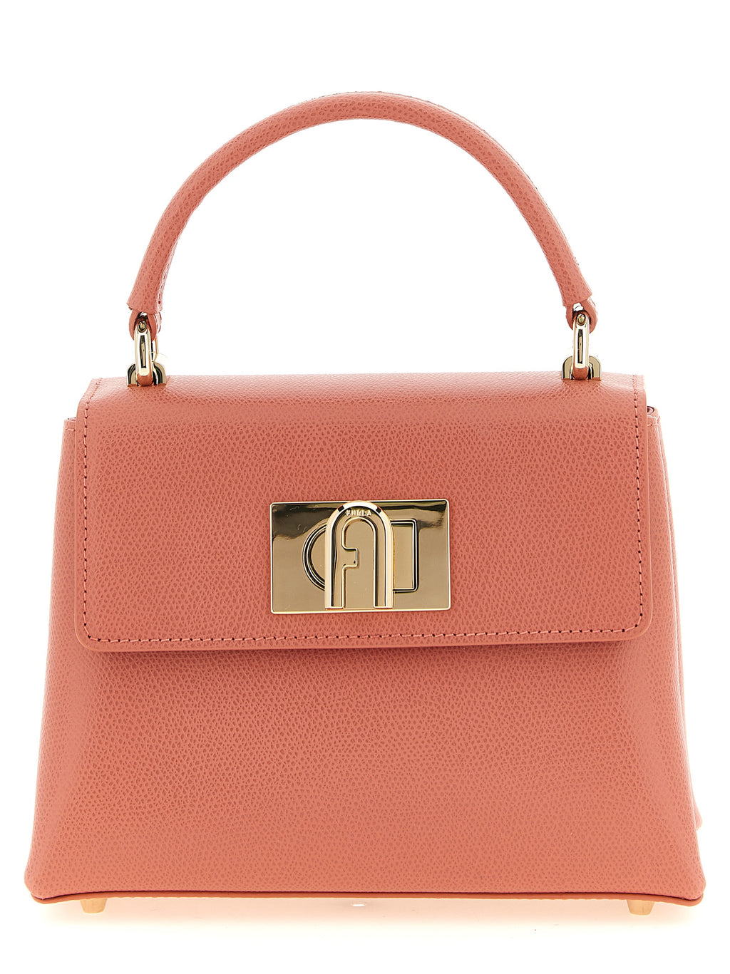 Furla 1927 Mini Pink Leather Top Handle Bag