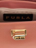 Furla 1927 Mini Pink Leather Top Handle Bag