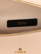 Furla Camelia Mini Leather Vanity Bag Powder Pink