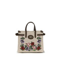 Valentino Garavani Antibes Mini Top Handle Bag Natural Floral