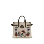 Valentino Garavani Antibes Mini Top Handle Bag Natural Floral