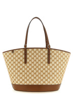 Gucci Woven Large Tote Bag Natural Brown