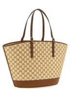 Gucci Woven Large Tote Bag Natural Brown